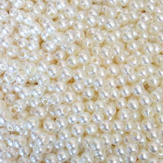 Perola Abs 6mm Furo Passante 500 Unidades