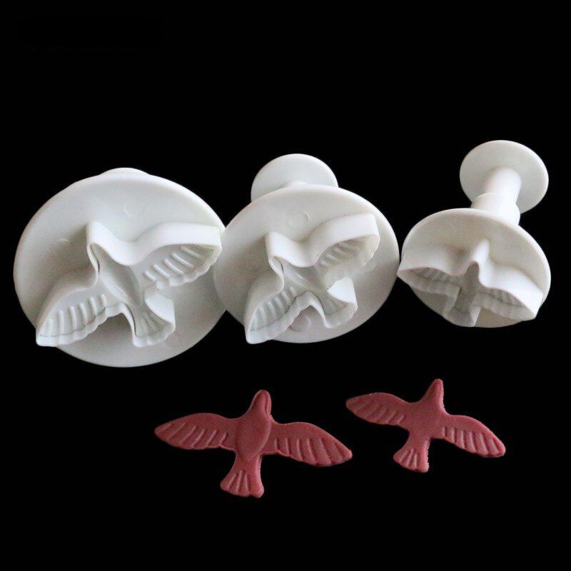 cortador biscuit molde pasta americana massa pomba Shopee Brasil