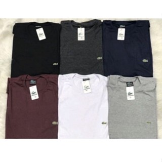 Kit 5 Camisetas básicas Lisa com bordado 100% ALGODÃO