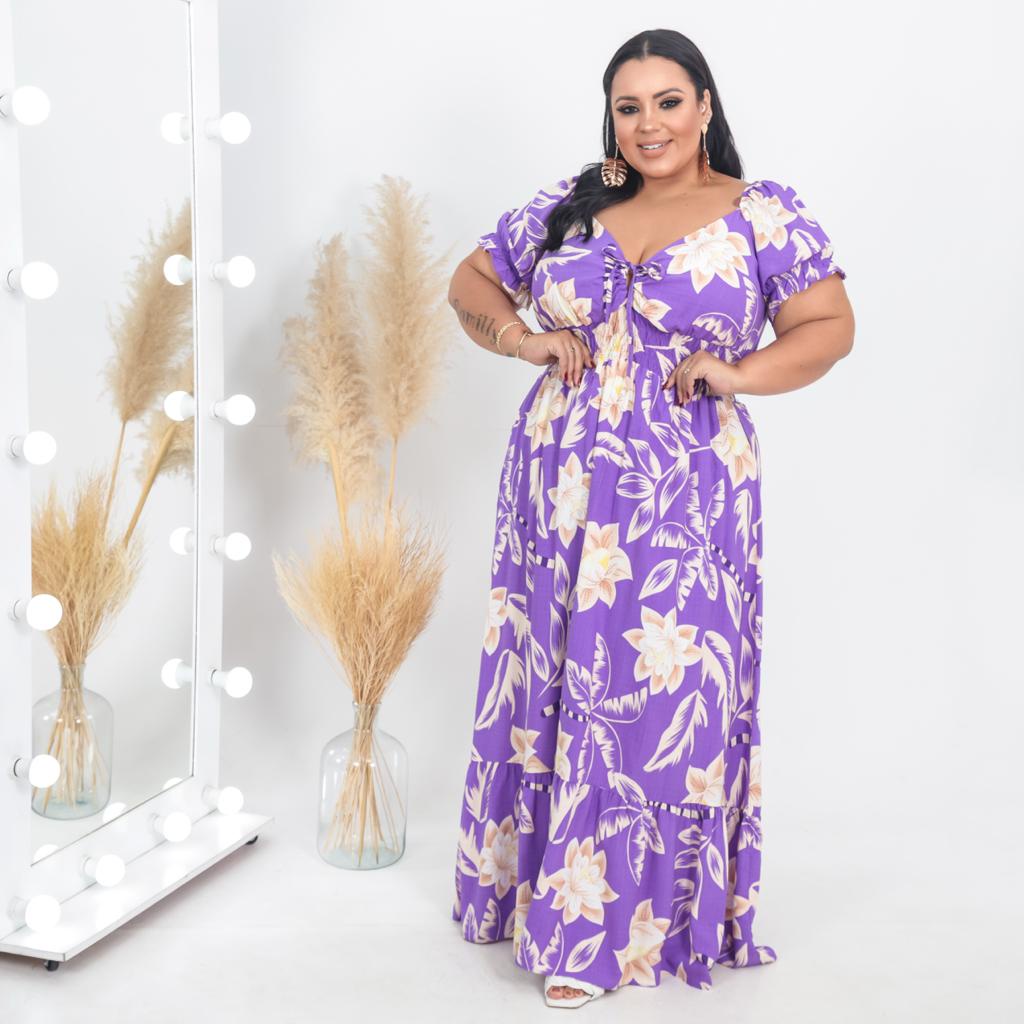 Vestido de festa plus size hot sale moda evangelica