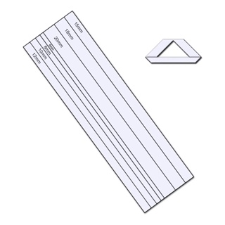 07 Gabaritos 01 Régua Fio Cabelo Scrapbook Artesanatos Acrilico em Oferta na Shopee