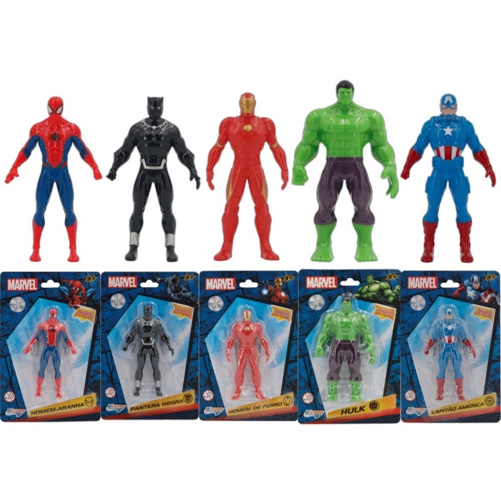 Boneco Brinquedo Vingadores Original coleção marvel em Oferta na Shopee