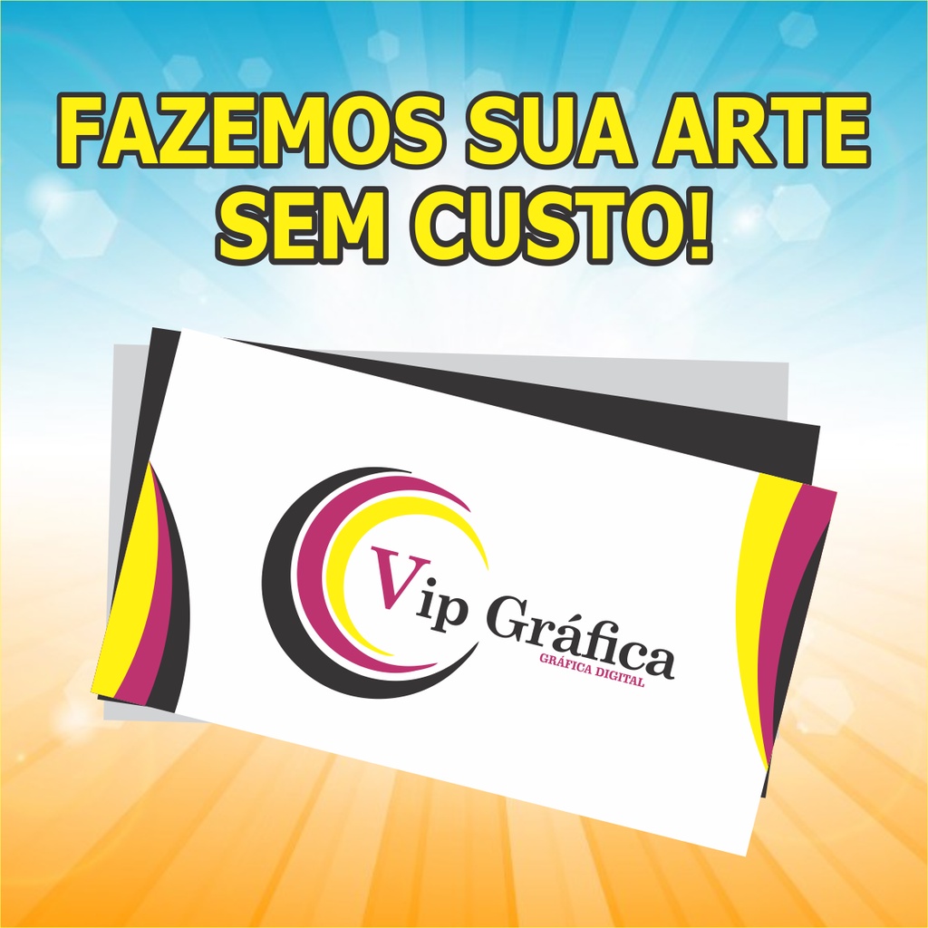 Cartão de Visita Personalizável 9x5cm (1000un)