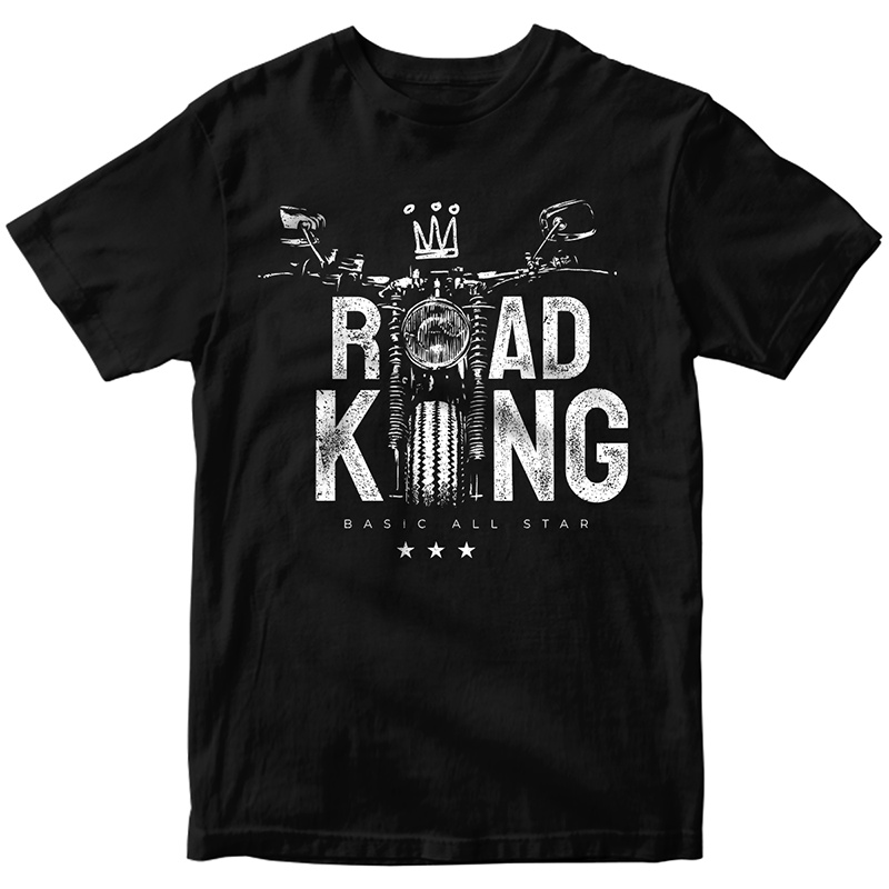 Camiseta Motociclista Motoqueiro Blusa Camisa Chopper Road King