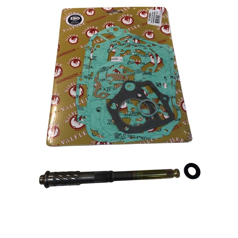 Eixo Pedal Partida Biz 100 / Dream 100 / Pop 100 + Junta + Retentor