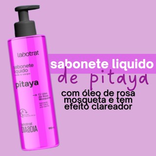 Sabonete Líquido Rosto e Corpo Pitaya C/ Óleo de Rosa Mosqueta 190ml Labotrat
