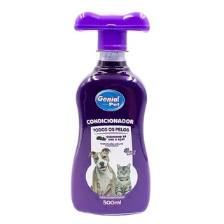 Condicionador - Genial Pet 500ml - Uva + Açai Caes e Gatos