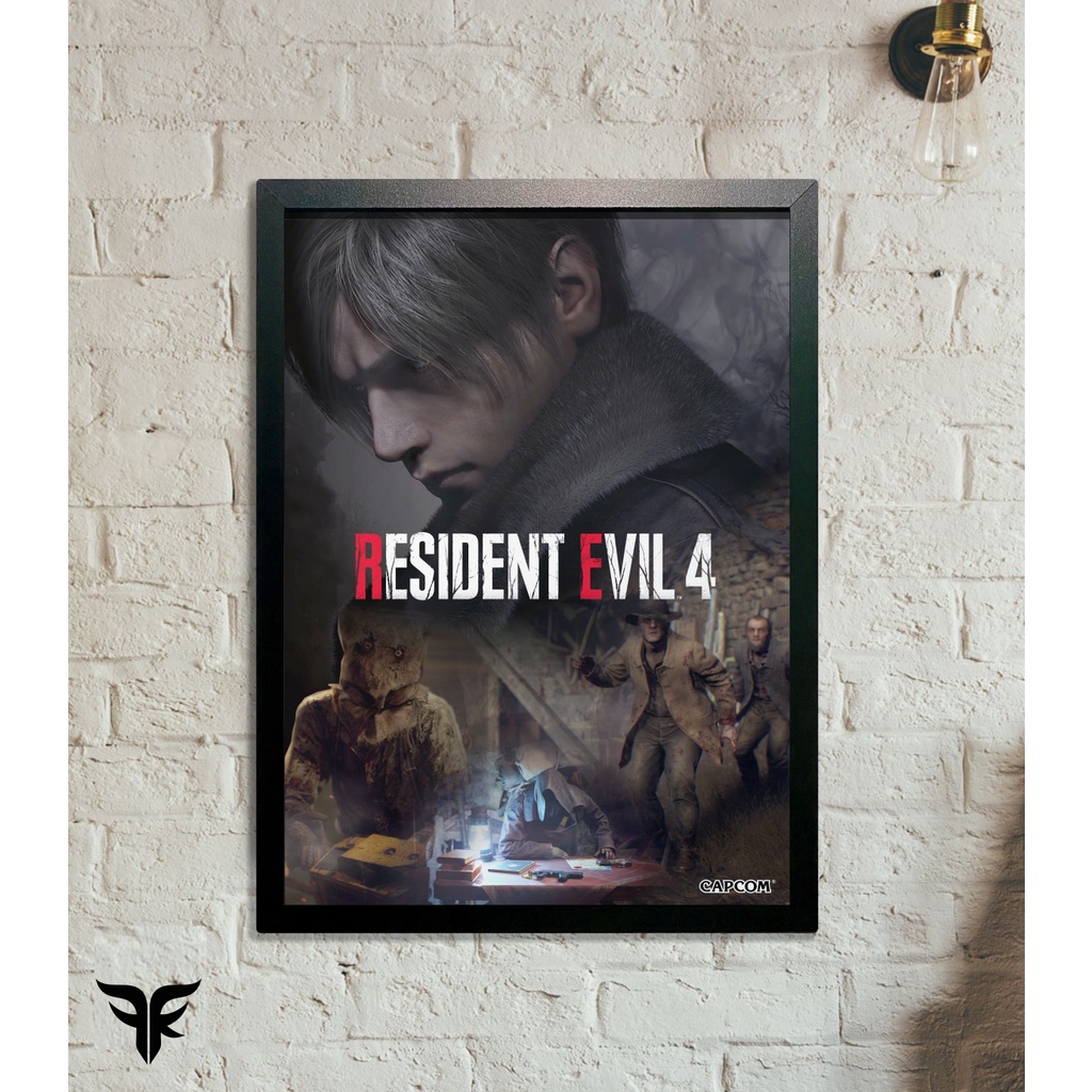 Quadro Resident Evil 4 Remake Shopee Brasil