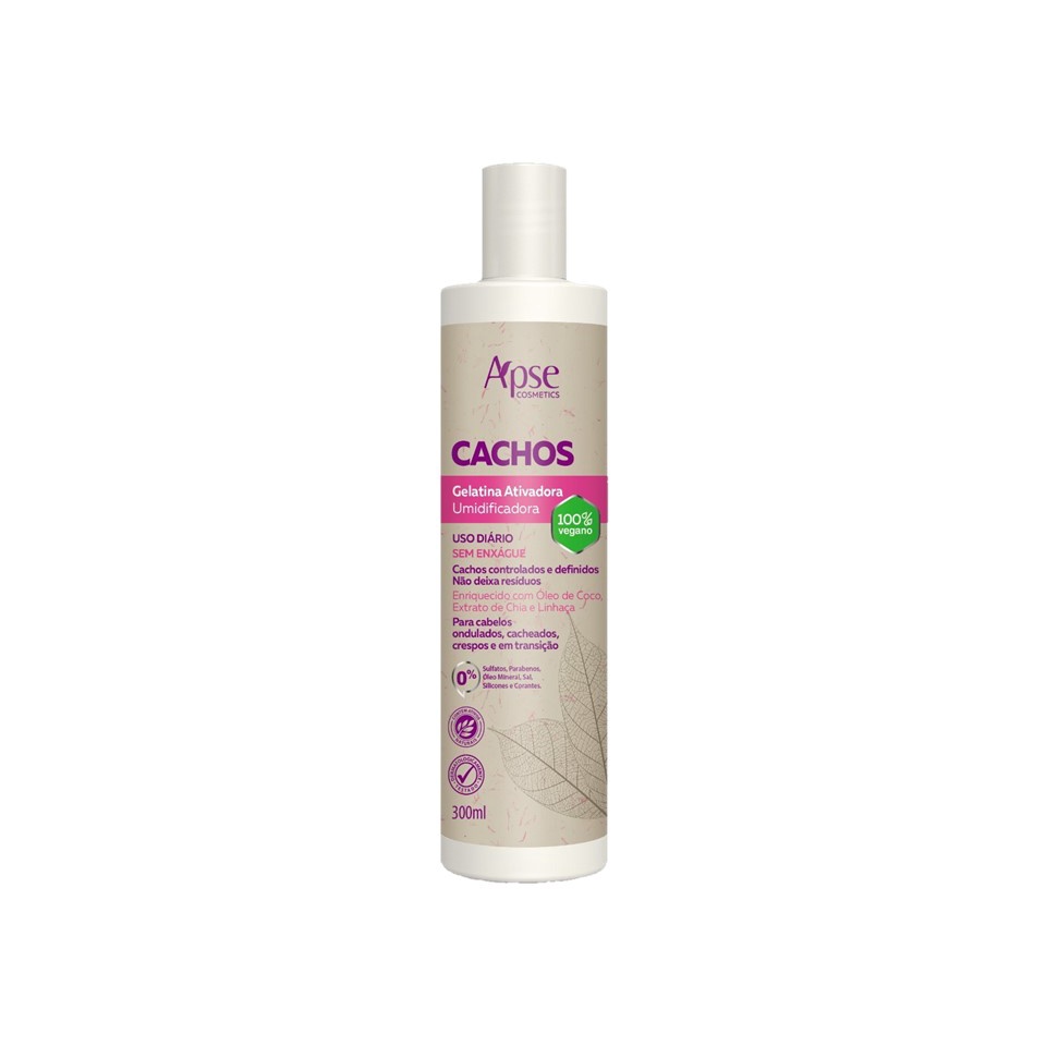 Gelatina Ativadora E Umidificadora De Cachos 300ml - (Apse)