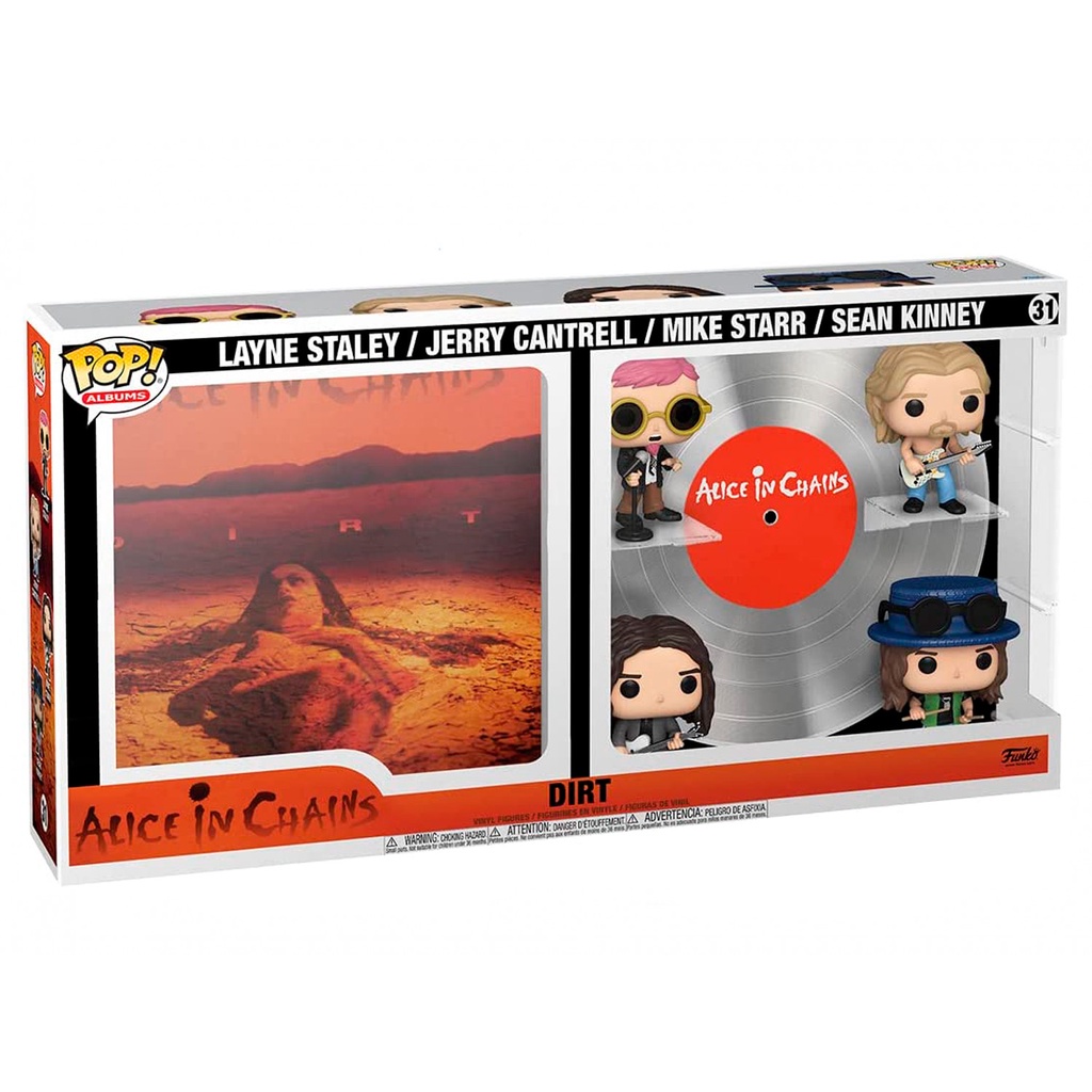 FUNKO POP ROCKS ALBUMS DLX - ALICE IN CHAINS 31 NOVO ORIGINAL