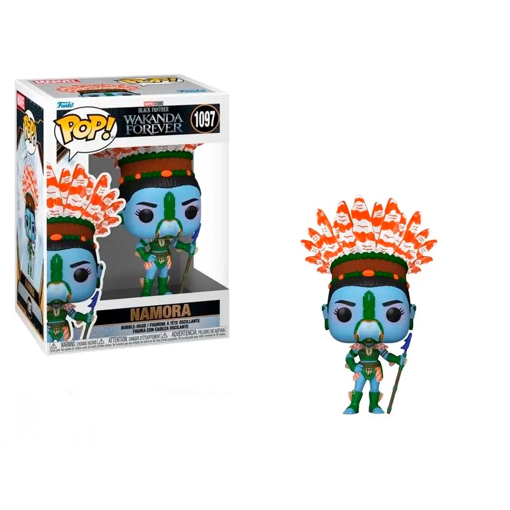 FUNKO POP MARVEL BLACK PHANTER WAKANDA - NAMORA 1097 NOVO ORIGINAL