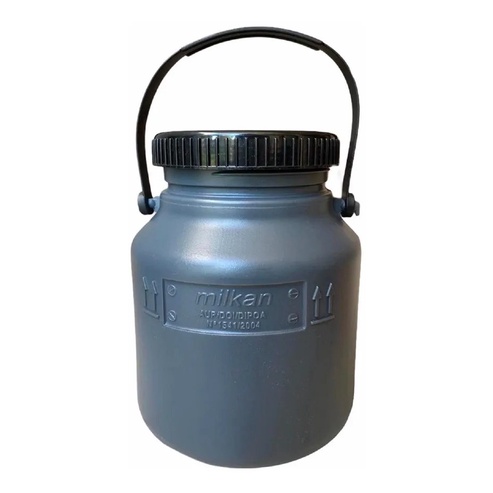 Galao De Leite 5 Litros Pote Plastico Alca Tampa Rosqueavel Pote Ração Milkan - Home & Living