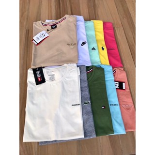 Kit 10 Camisetas Básicas Masculinas De Malha Algodão Camisa Atacado Premium