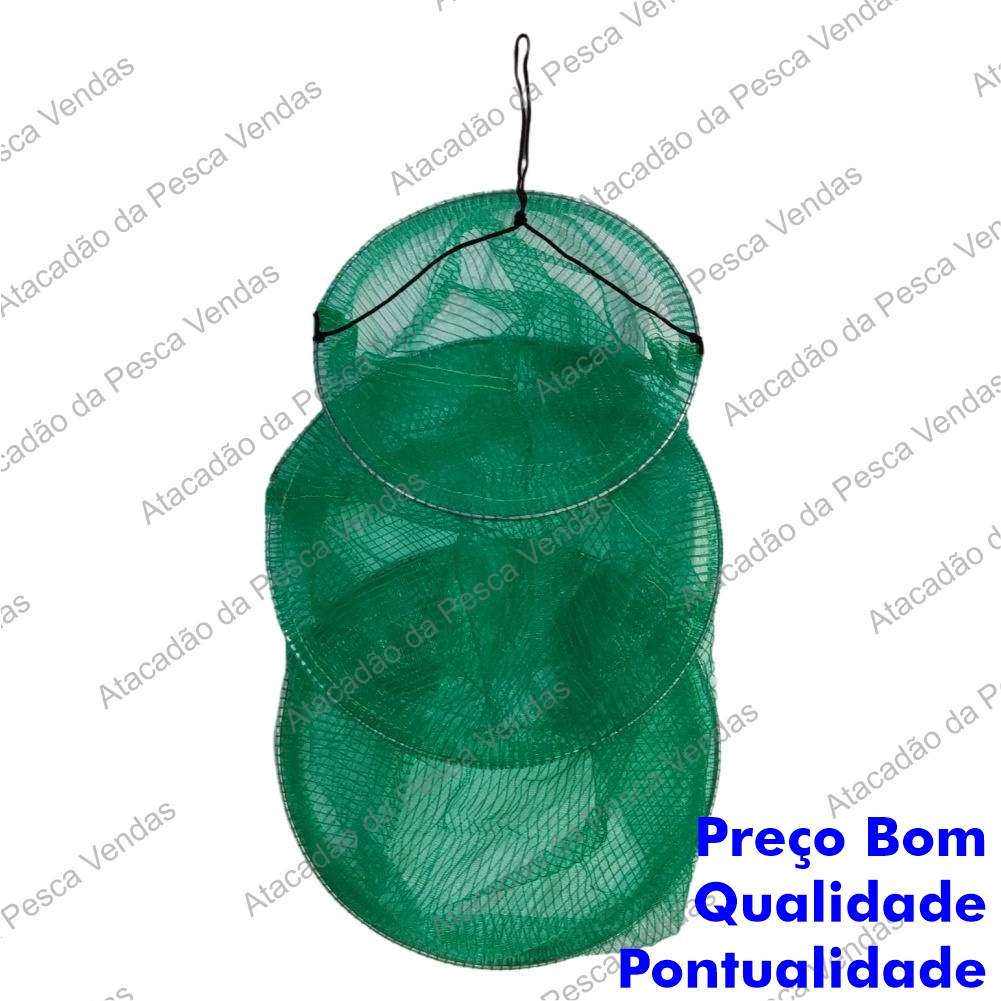 Sambura Viveiro 3 Argolas Pesca Super Resistente, Melhor Custo Ben....