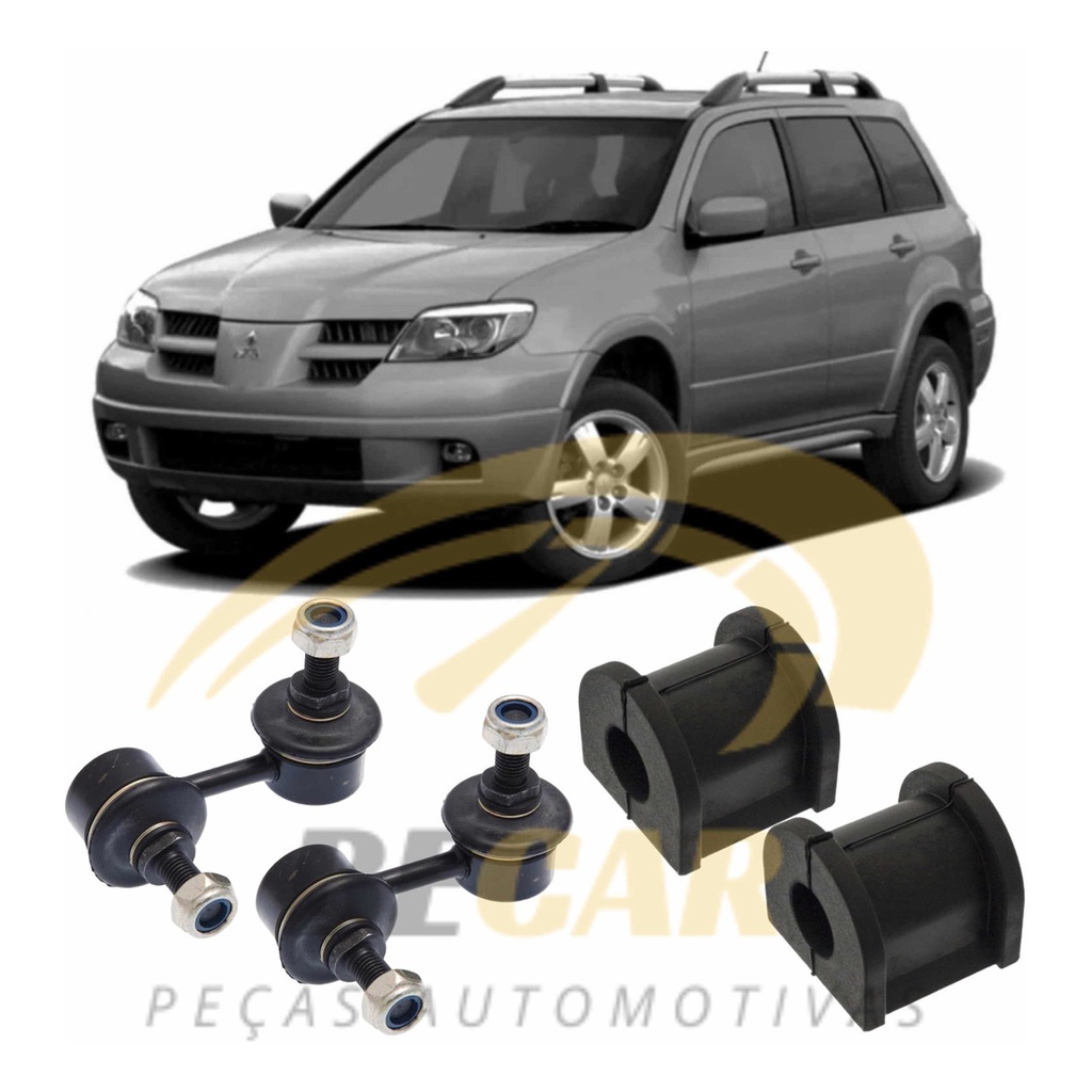 Kit Bucha Barra E Bieleta Traseira Mitsubishi Airtrek