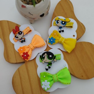 Hair clips laço meninas super poderosas