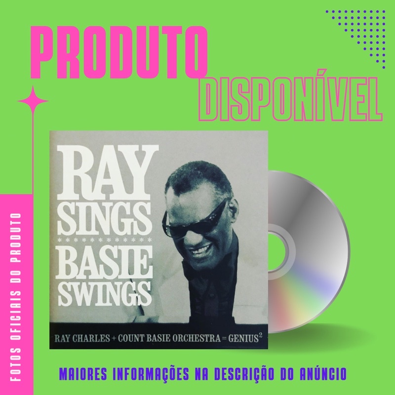 CD RAY CHARLES - COUNT BASIE ORCHESTRA - GENIUS 2 / BASIE SWINGS