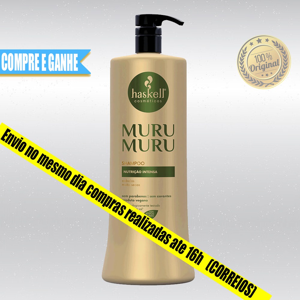 Shampoo Haskell Murumuru - Nutrição Intensa