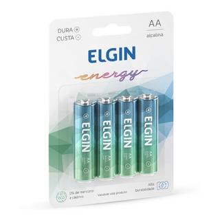Pilha Alcalina AA Cartela 4 Unidades Lr6 1,5v - Elgin