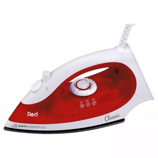 Ferro de Passar 2 em 1 Seco e a Vapor FP200 Red Classic 127V – Potente, Antiaderente e Prático em Oferta na Shopee