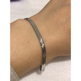 Pulseira Formato De Cobra em Aço inoxidável