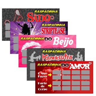 KIT RASPADINHAS Brinquedo Erótico Produtos Adultos - SEXY SHOP