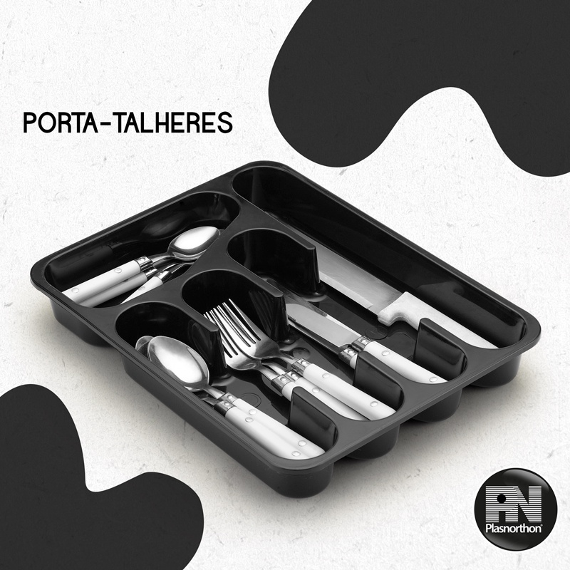 Porta Talheres De Plástico Para Gaveta  - Plasnorthon