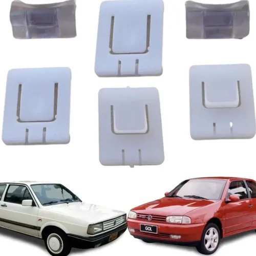 Deslizante Banco Gol Reparo Trilho Calço Banco Volkswagen Gol Parati Saveiro Voyage Kit dentadura