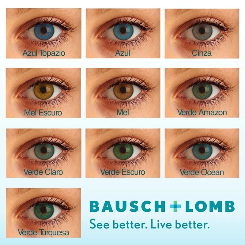 Lente de Contato Natural Look ANUAL Bausch Lomb SEM GRAU