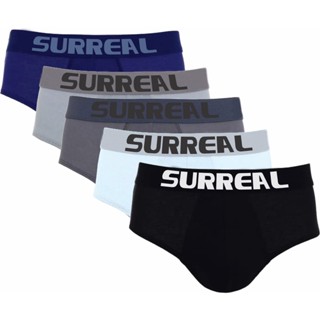Kit 5 Cuecas Slip Adulto Microfibra Tradicional Masculino
