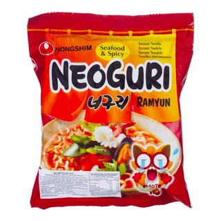 Lamen Coreano Frutos do Mar Neoguri Hot Nongshim 120g + Hashi - Zenchi Alimentos