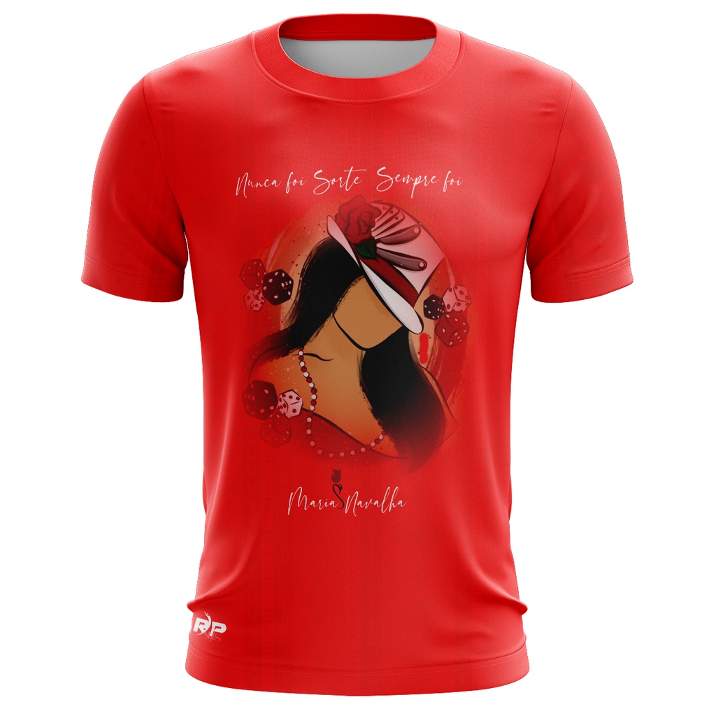 Camisa Maria Navalha camisa religiosa umbanda pomba gira