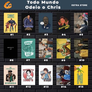 Todo Mundo Odeia o Cris 01 a 15 - Seriado - Placa decorativa MDF - 14x20 28x20 - Quadro parede & decoração - Presente - Julios