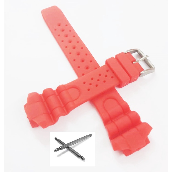 Pulseira Citizen Aqualand Jp1060 Bj2040 Vermelha + Pinos