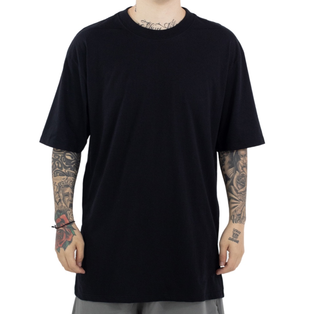 Camiseta Plus Size Oversized Masculina Camisa Oversize Lisa Camiseta Streetwear Algodão