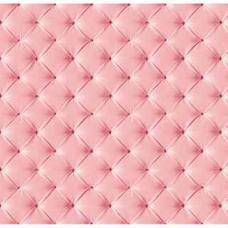 Papel De Parede Adesivo Lavável sala Capitonê Botonê Rosa 0.5m