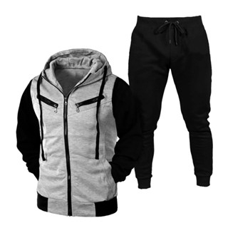 Kit Conjunto Blusa De Frio com Zíper + Calça de Moletom