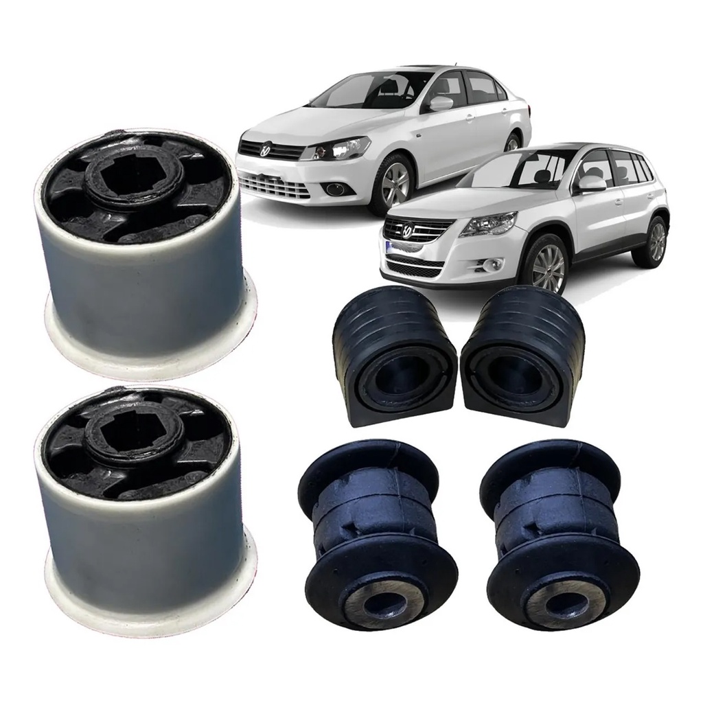 Kit Buchas Bandeja Balança Leque + Bucha Barra Jetta 2012 2013 2014 2015 2016 2017 A 2018