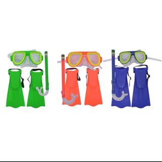 Kit Mergulho Brinquedo Infantil, Máscara, snorkel, pé De Pato