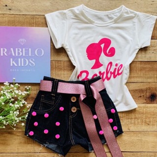 Conjunto Menina Marcas Coca-Cola Channel Burbberry Barbie Infantil Menina