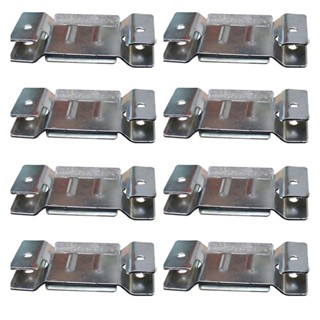 8 Pares de Conector de Encaixe para Móveis Sofá Cabeceira Painel Zincado