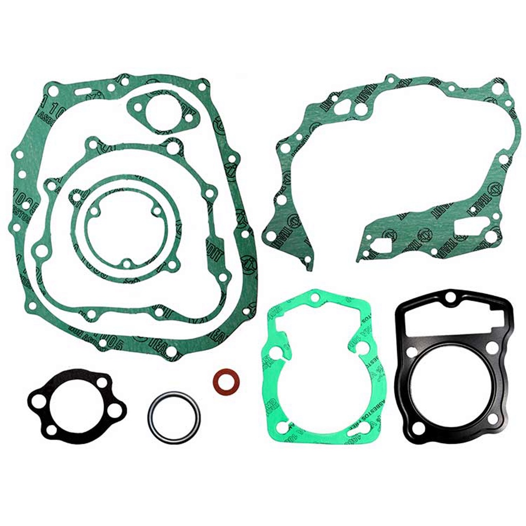 JOGO DE JUNTA COMPLETO S/ BORRACHA (CABEÇOTE AÇO) HONDA NX/ XR/ CBX 200