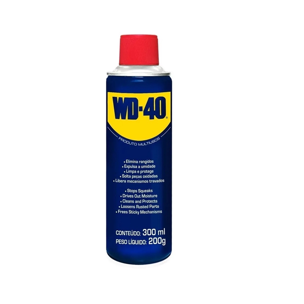 Óleo Lubrificante Desengripante WD-40 Multiuso 300ml Spray Ferramentas Proteção Manutenção wd40