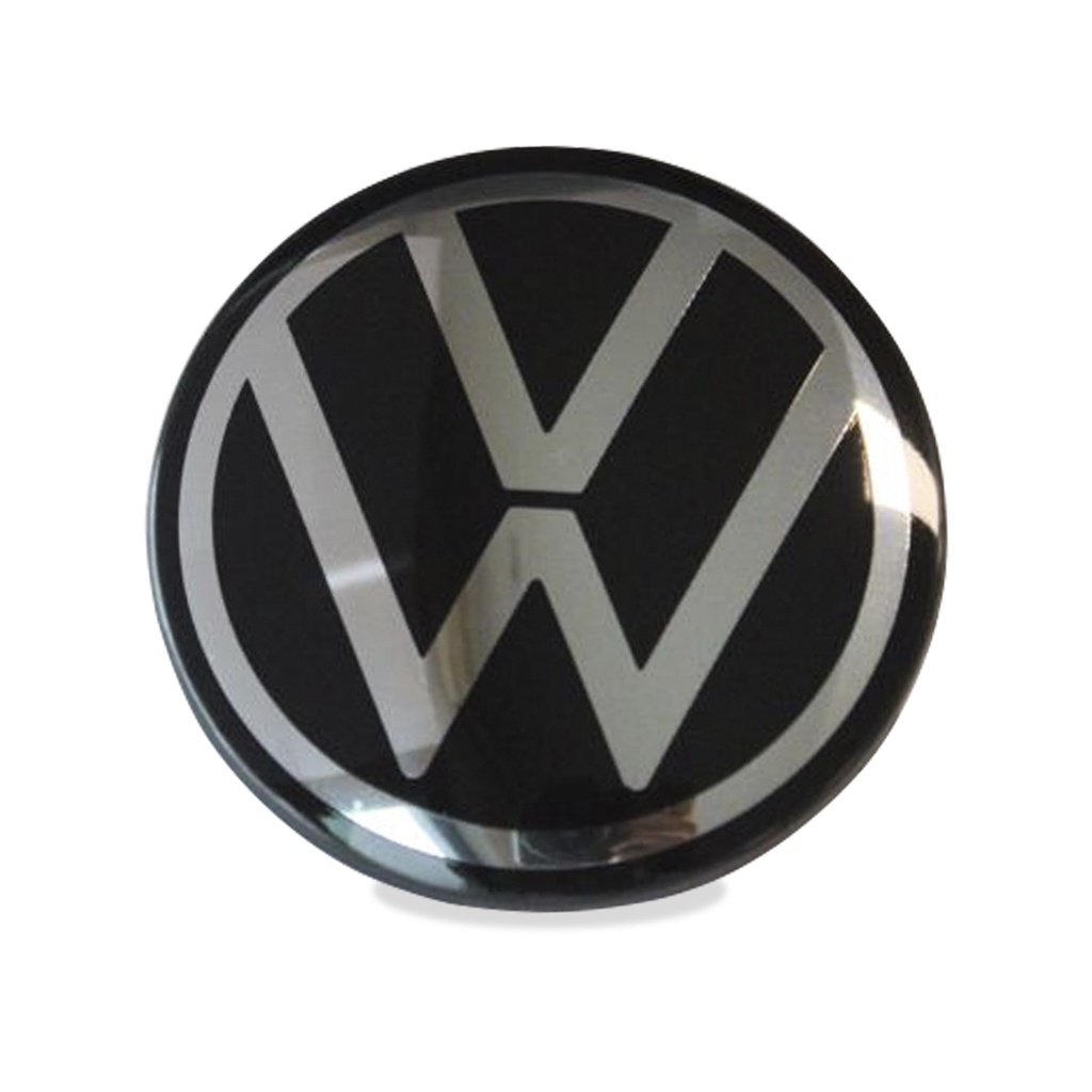 01 Unidade Calotinha Centro Tampa Central Roda Emblema Vw Nivus Krmai 56mm