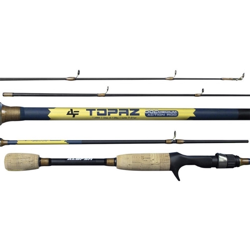 Vara De Carretilha Carbono Topaz Albatroz 1,80 M + salva vara