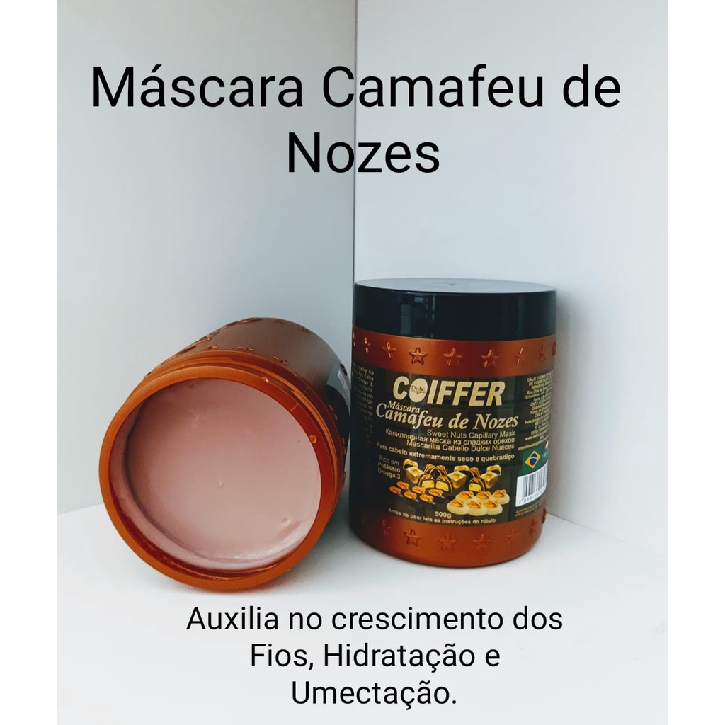 MÁSCARA CAMAFEU PARA CABELOS EXTREMAMENTE SECO E QUEBRADIÇO 500G. em Oferta na Shopee