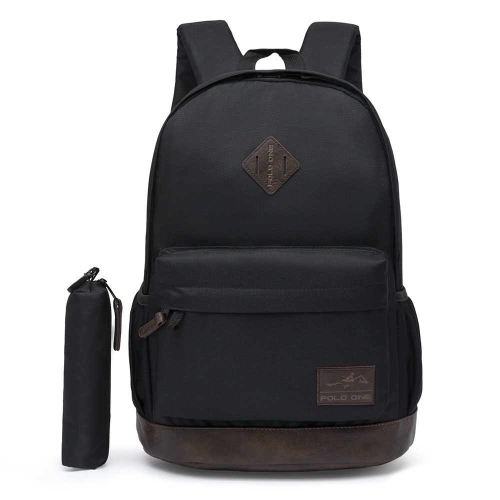 Mochila Polo One Estojo Organizador Escolar Detalhes P.U Faculdade Espaçosa