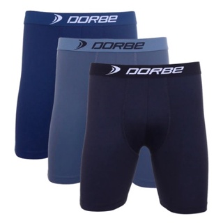 Kit 3 Cuecas Long Leg Poliamida Dorbe Não Enrola Original Masculina Cueca Longa Microfibra Ciclista em Oferta na Shopee