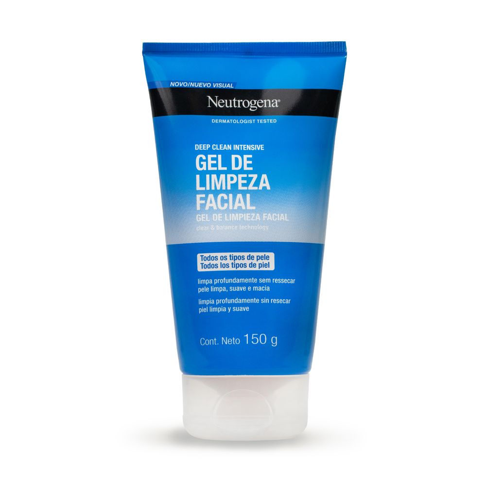 Gel de Limpeza Facial Neutrogena Deep Clean 150g em Oferta na Shopee