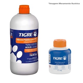 Cola Adesivo Plástico Incolor Para PVC Tubos e Conexões 175g / 850g - Tigre